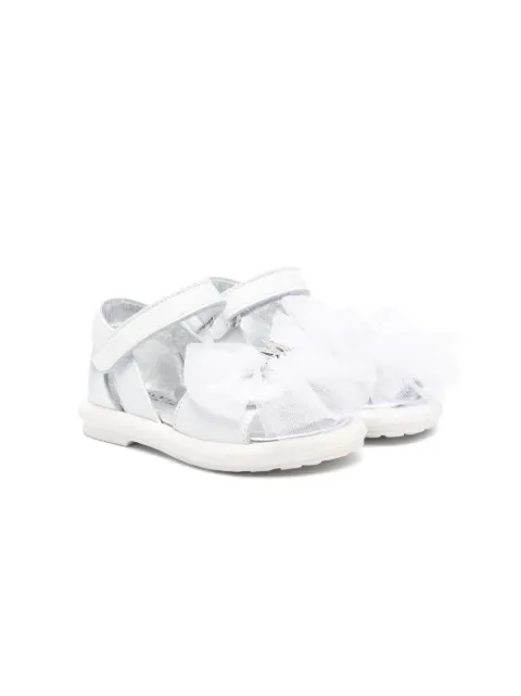 Monnalisa sandalias con detalle de moño