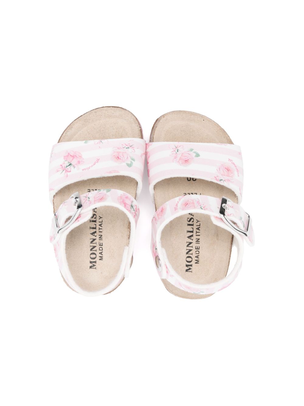 Monnalisa Sandalen met bloemenprint Roze