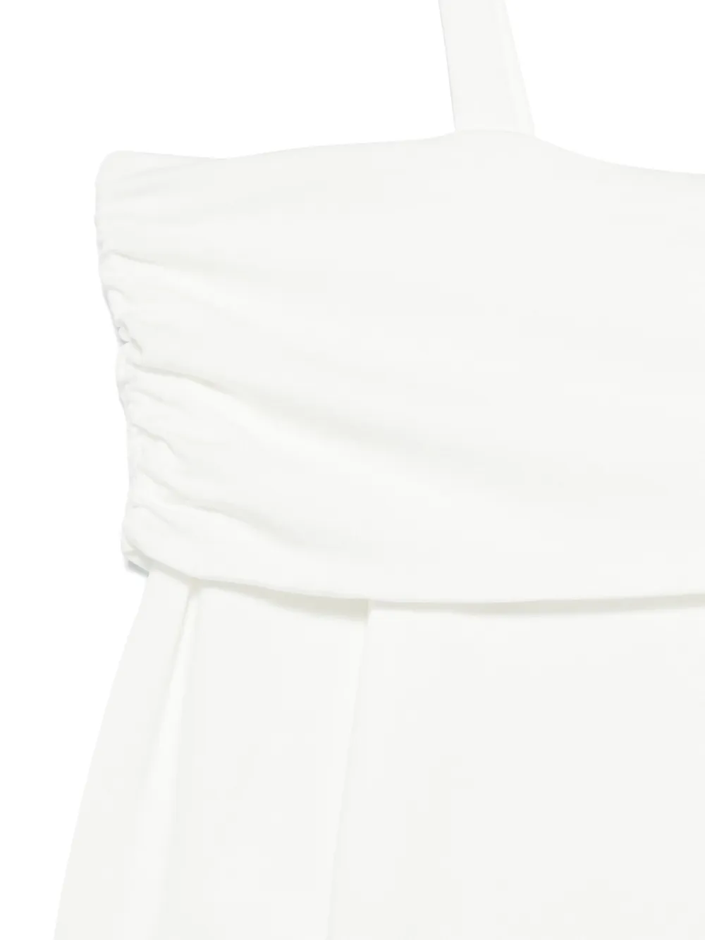 Monnalisa Top met omgeslagen rand Wit