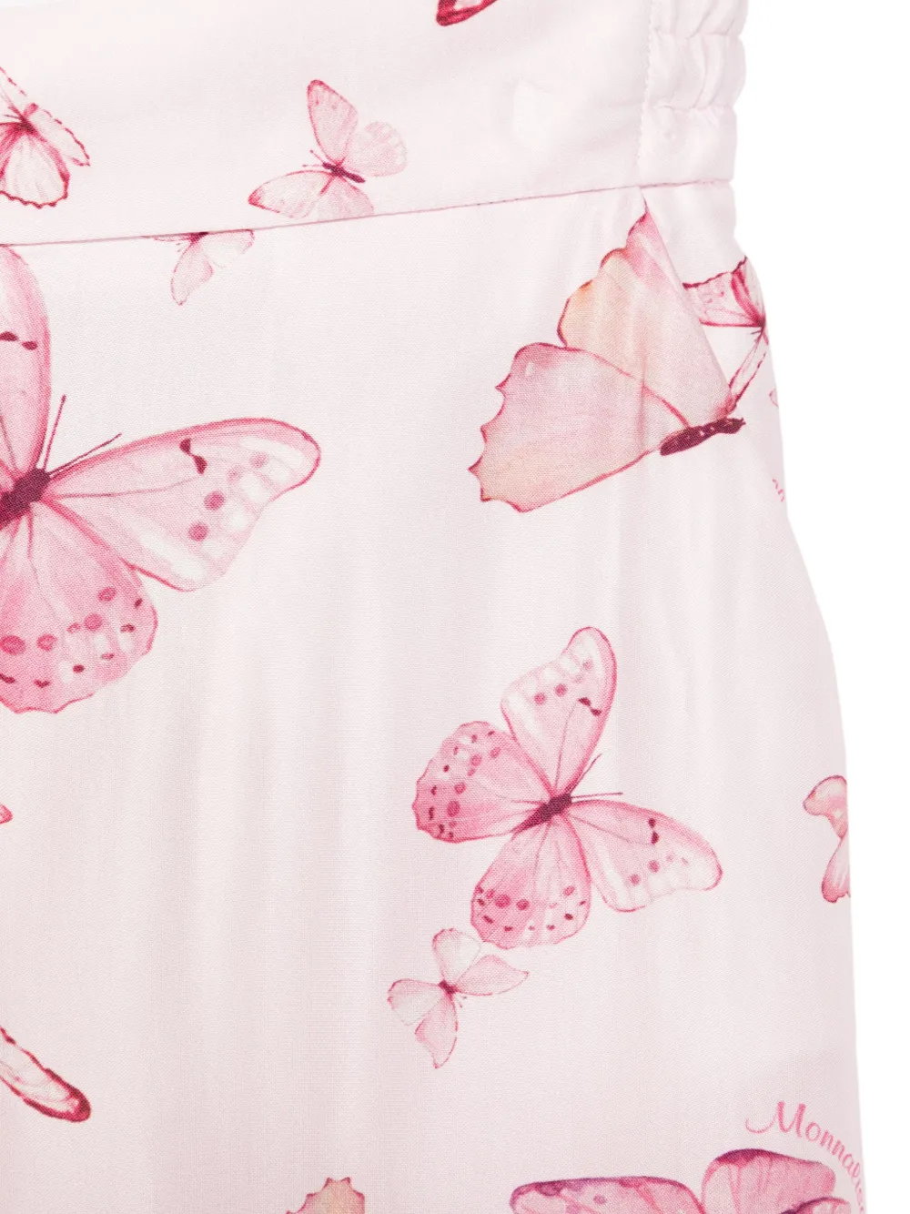 Monnalisa Broek met vlinderprint Roze