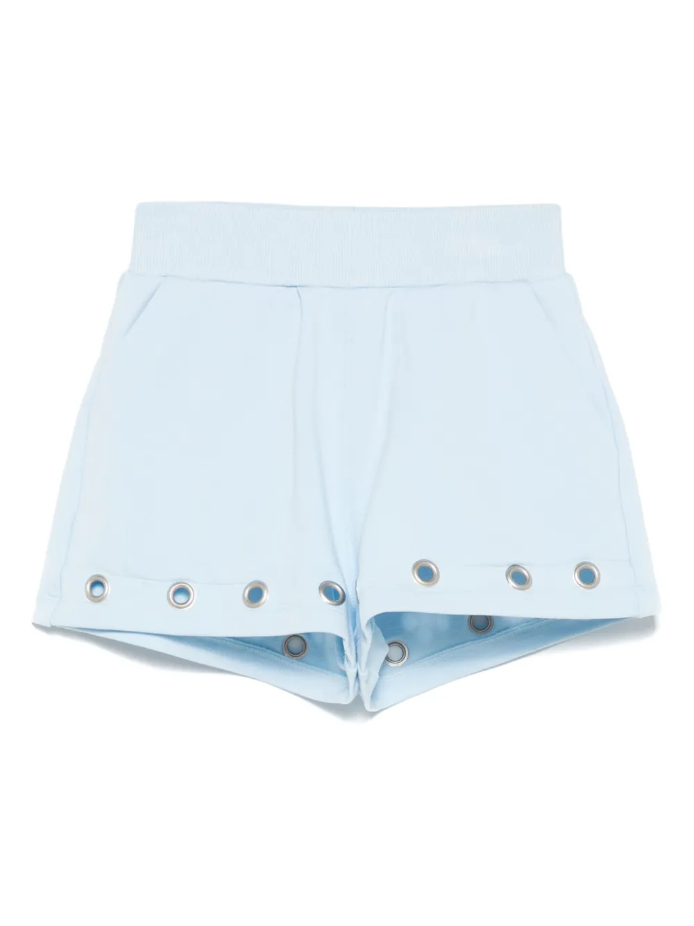 Monnalisa Short com aplicação de ilhoses | Azul | Image 1