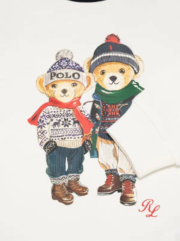 Polo Ralph Lauren Kids☆Polo Bear スウェットシャツ ホワイト POLO RALPH LAUREN KIDS Polo Bear スウェットシャツ | ホワイト