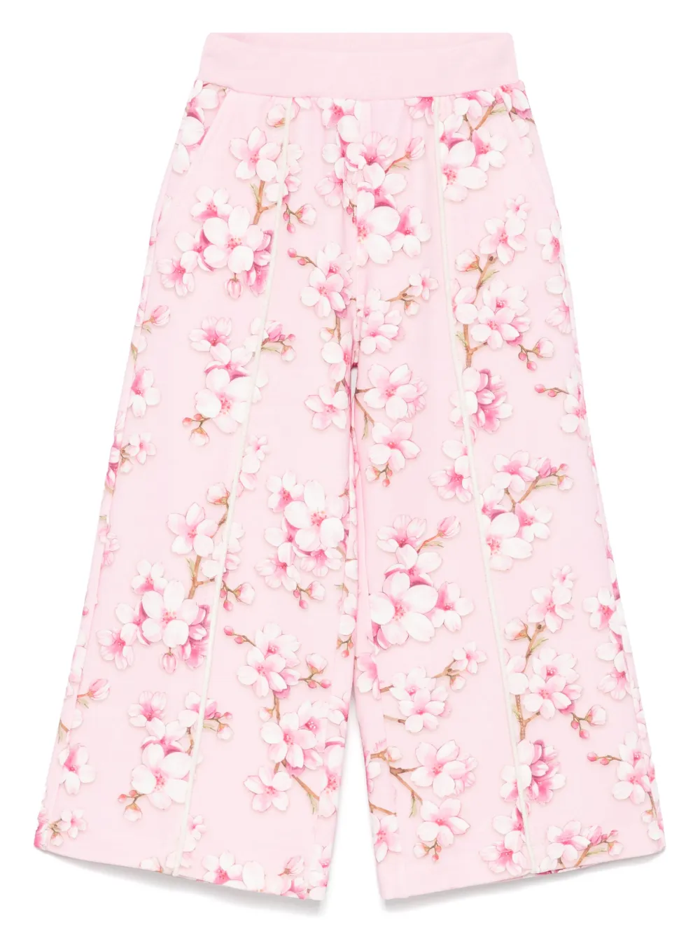 Monnalisa Broek met bloe print Roze