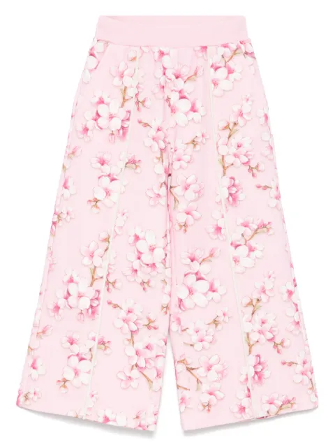 Monnalisa pantalones con estampado floral