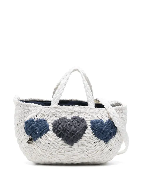 Monnalisa heart-motif cross body bag