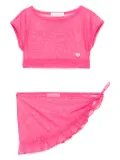 Monnalisa mesh beach set - Pink