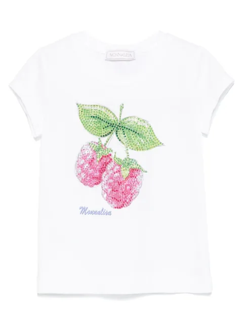 Monnalisa playera con detalles de cristal