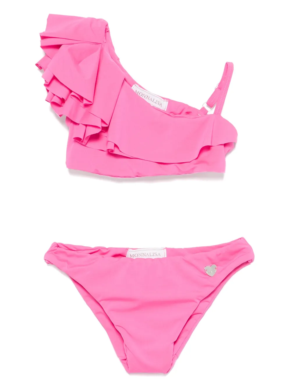 Monnalisa ruffle-trim bikini set | Pink | Image 1