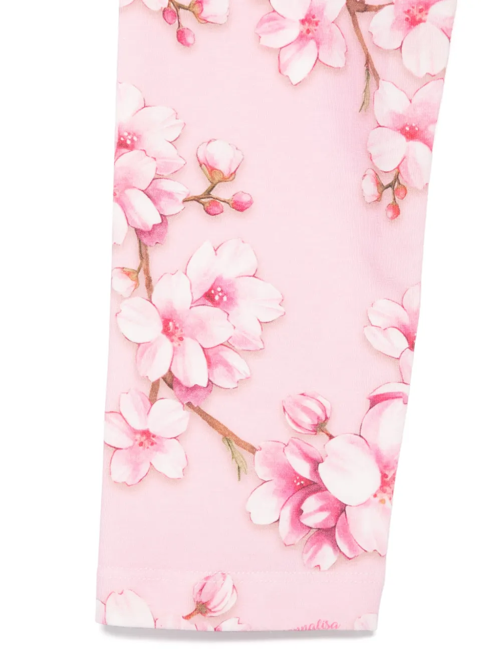 Monnalisa Legging met bloemenprint Roze