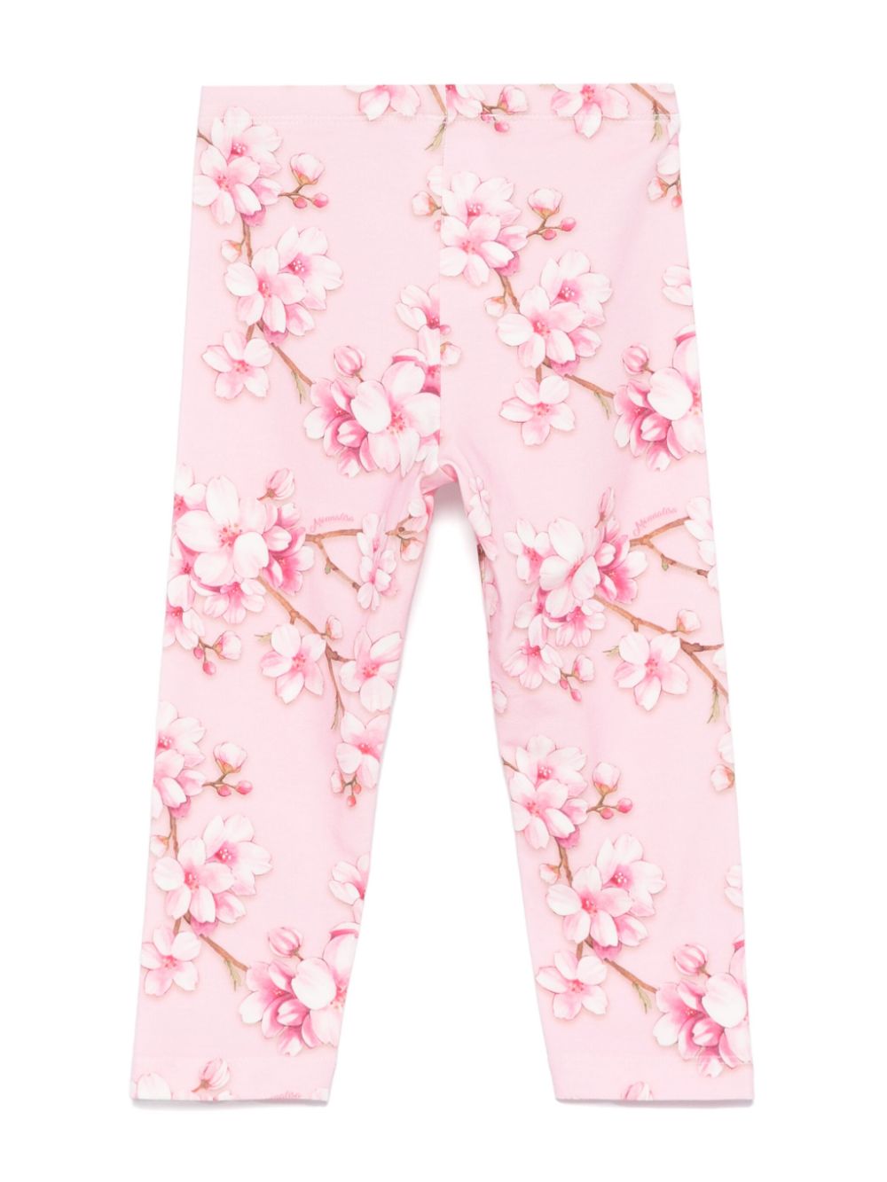 Monnalisa Legging met bloemenprint - Roze