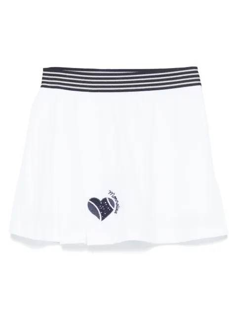 Monnalisa skorts de piqué con pinzas