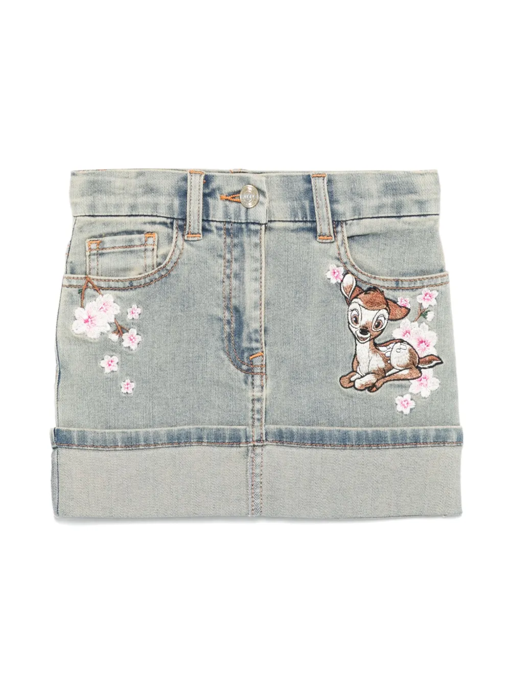 Monnalisa Minigonna denim - Blu