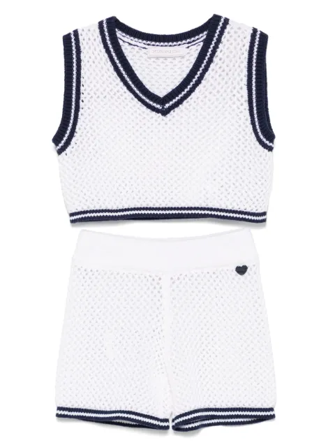 Monnalisa set de shorts de tejido flojo
