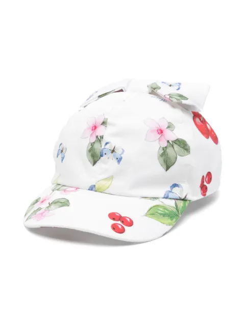 Monnalisa gorra con estampado botánico