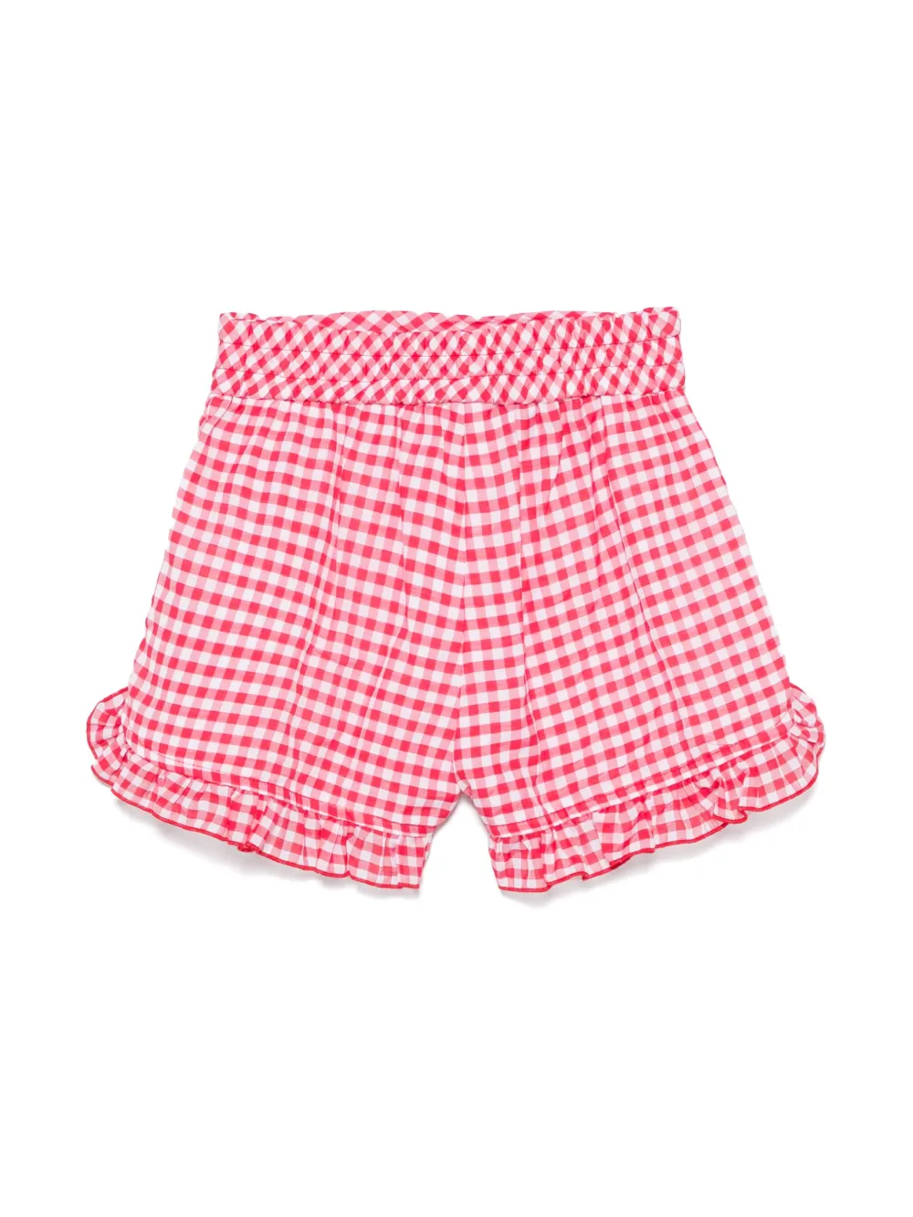 Monnalisa Geruite shorts - Rood