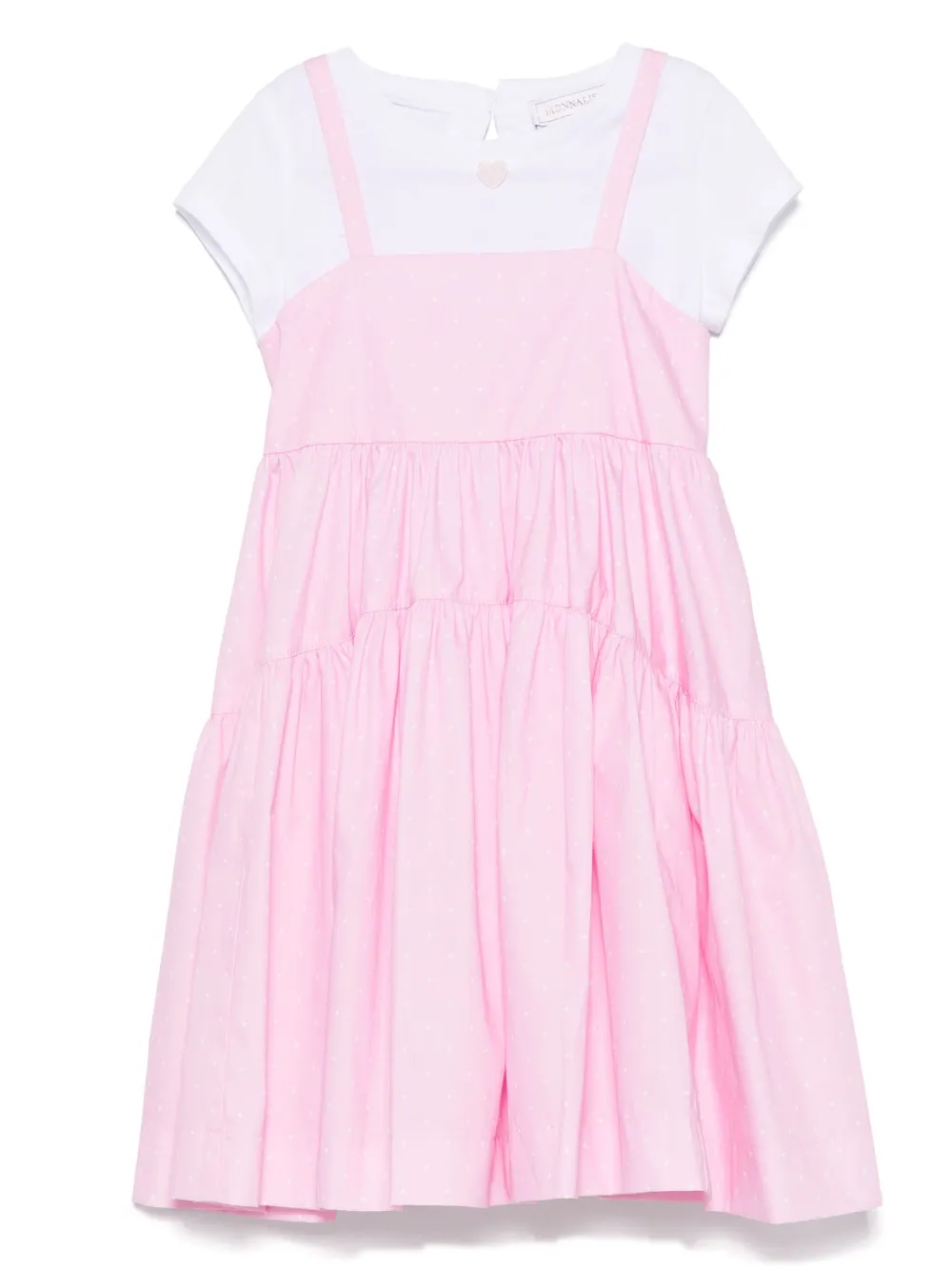 Monnalisa polka dot dress set | Pink | Image 1
