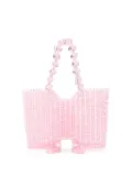 Monnalisa beaded tote bag - Pink