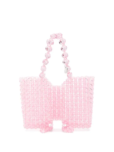 Monnalisa beaded tote bag