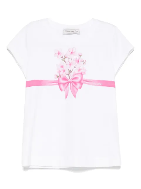 Monnalisa floral-print T-shirt