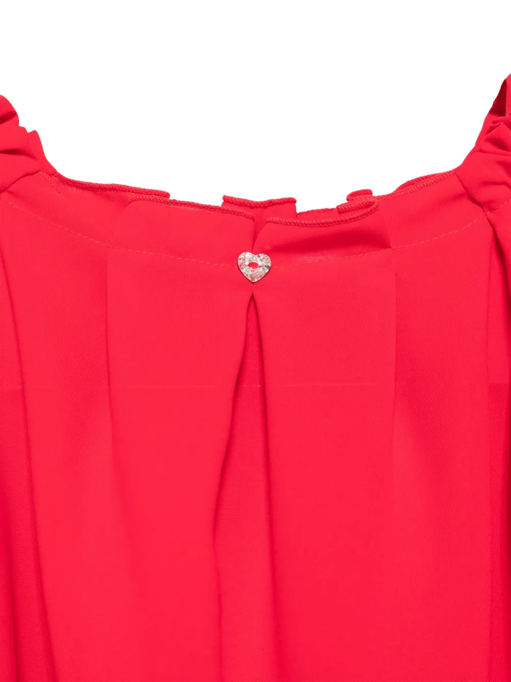 Monnalisa Shirt met ruches afwerking Rood