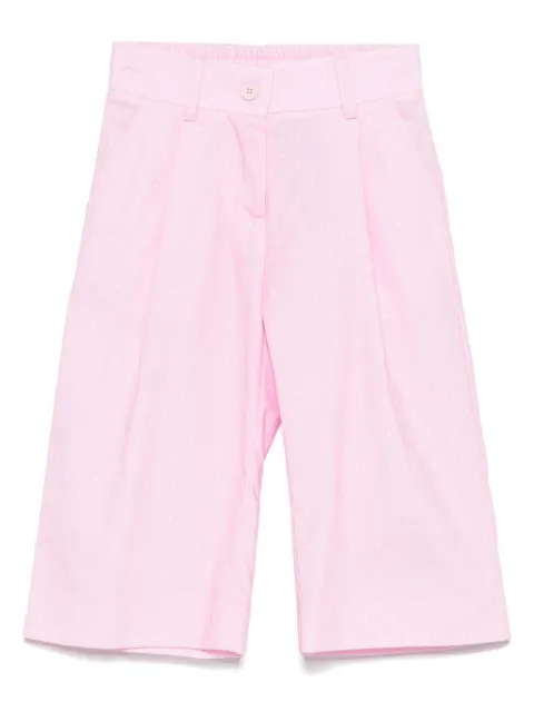 Monnalisa pantalones con estampado de lunares