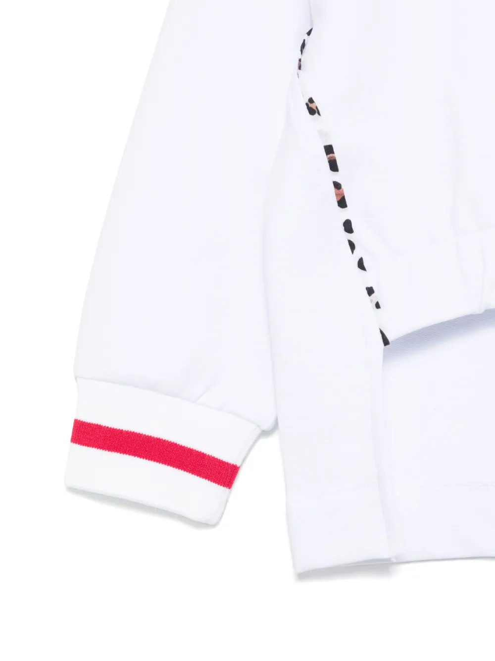 Monnalisa Sweater met Portofino-borduurwerk Wit
