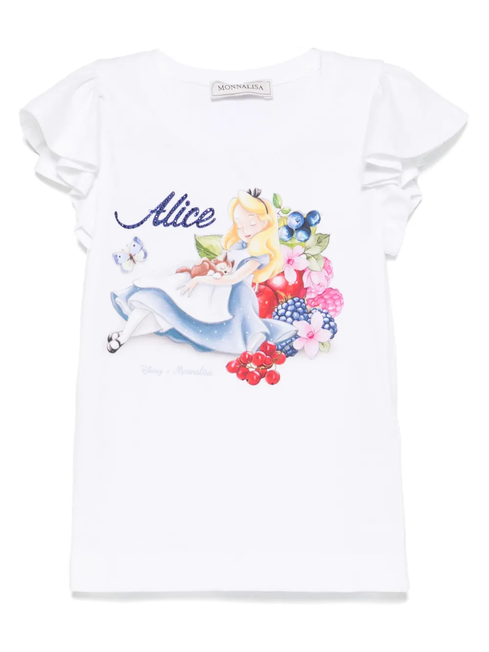 Monnalisa x Disney グラフィック Tシャツ - ホワイト Monnalisa x Disney グラフィック Tシャツ - ホワイト