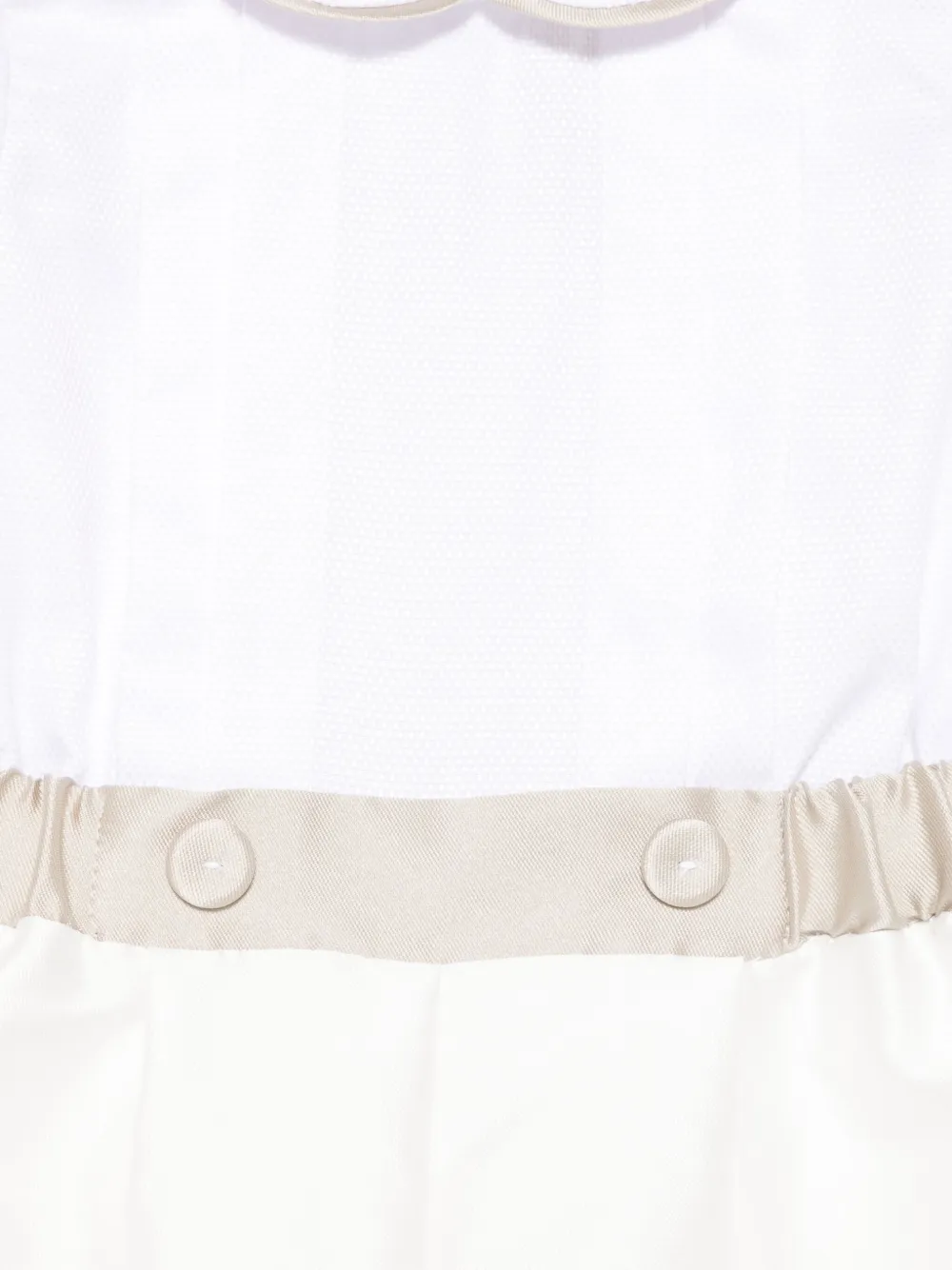 La Stupenderia Romper met monogram-jacquard Wit