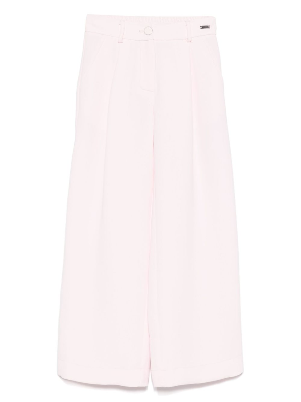 Monnalisa pleat-detail trousers - Pink