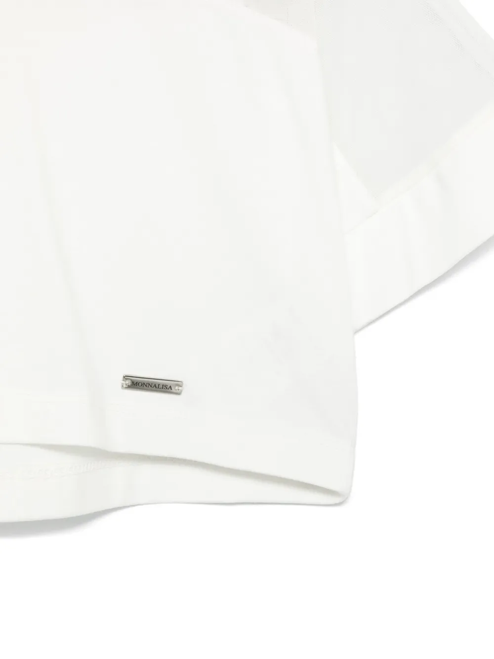 MONNALISA MESH-PANEL HOODIE 