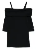 Monnalisa off-shoulder dress - Black