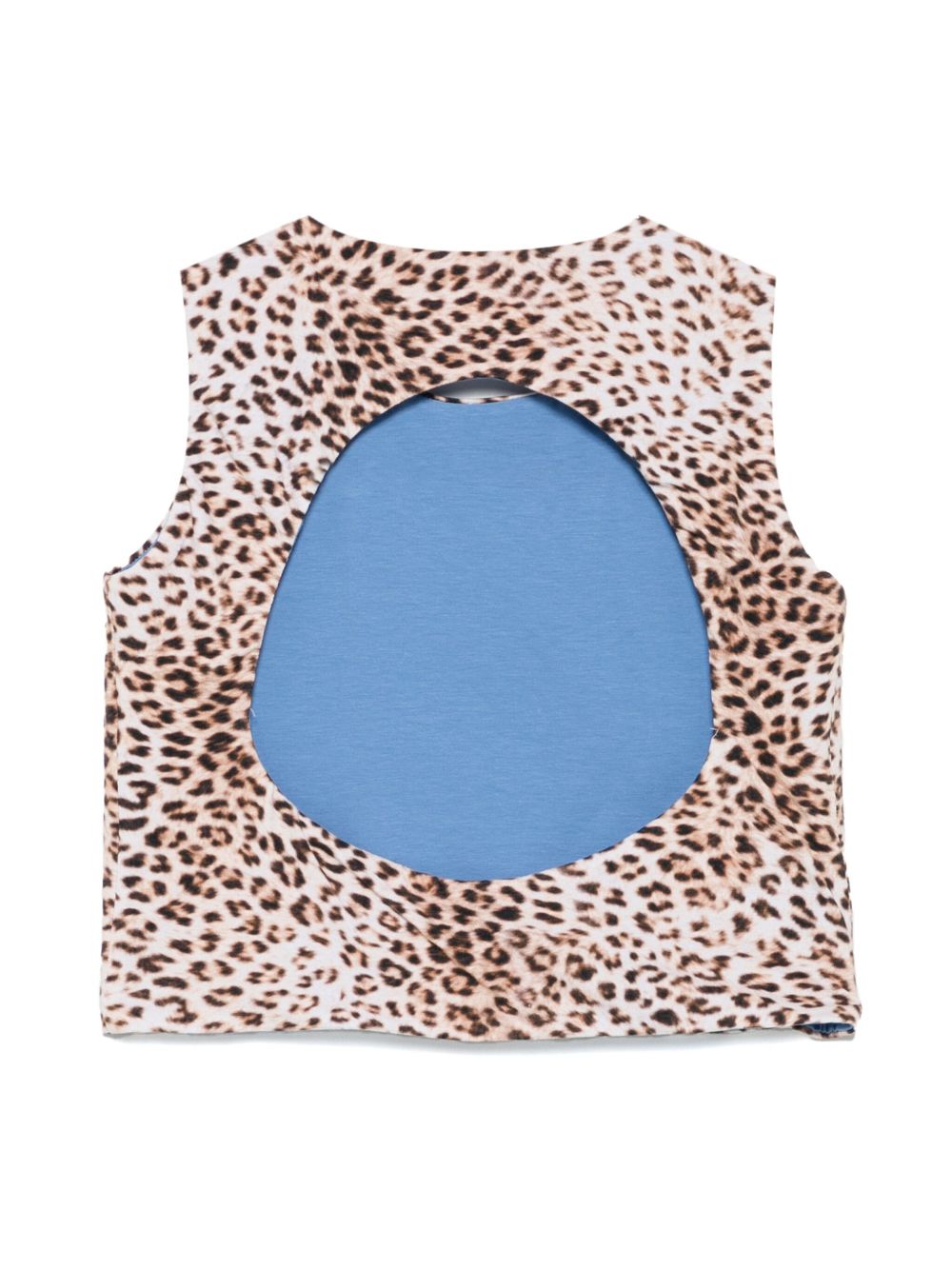 MONNALISA LEOPARD-PRINT TOP