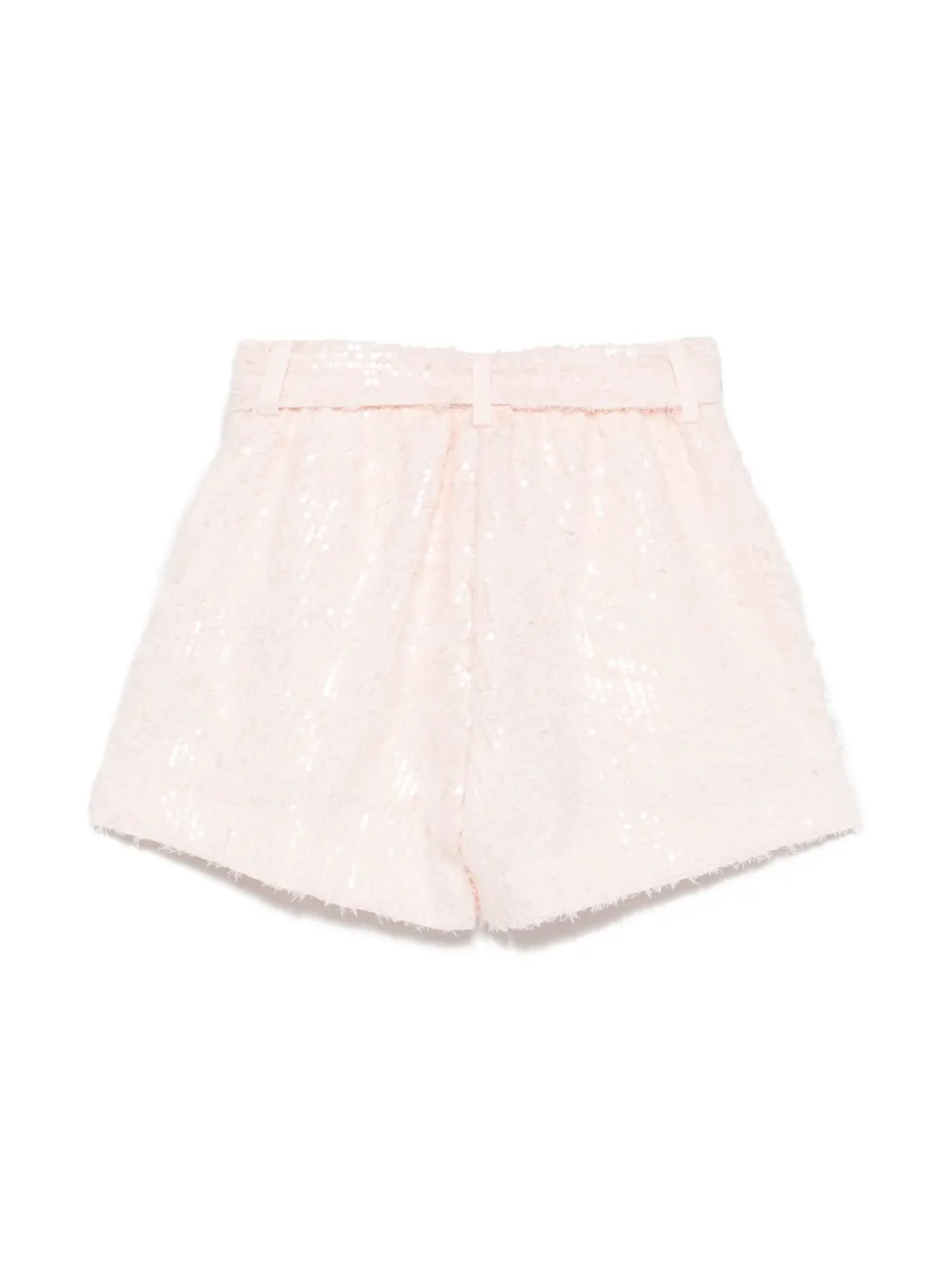 Monnalisa Shorts met pailletten - Roze