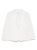 Monnalisa crepe blazer - White