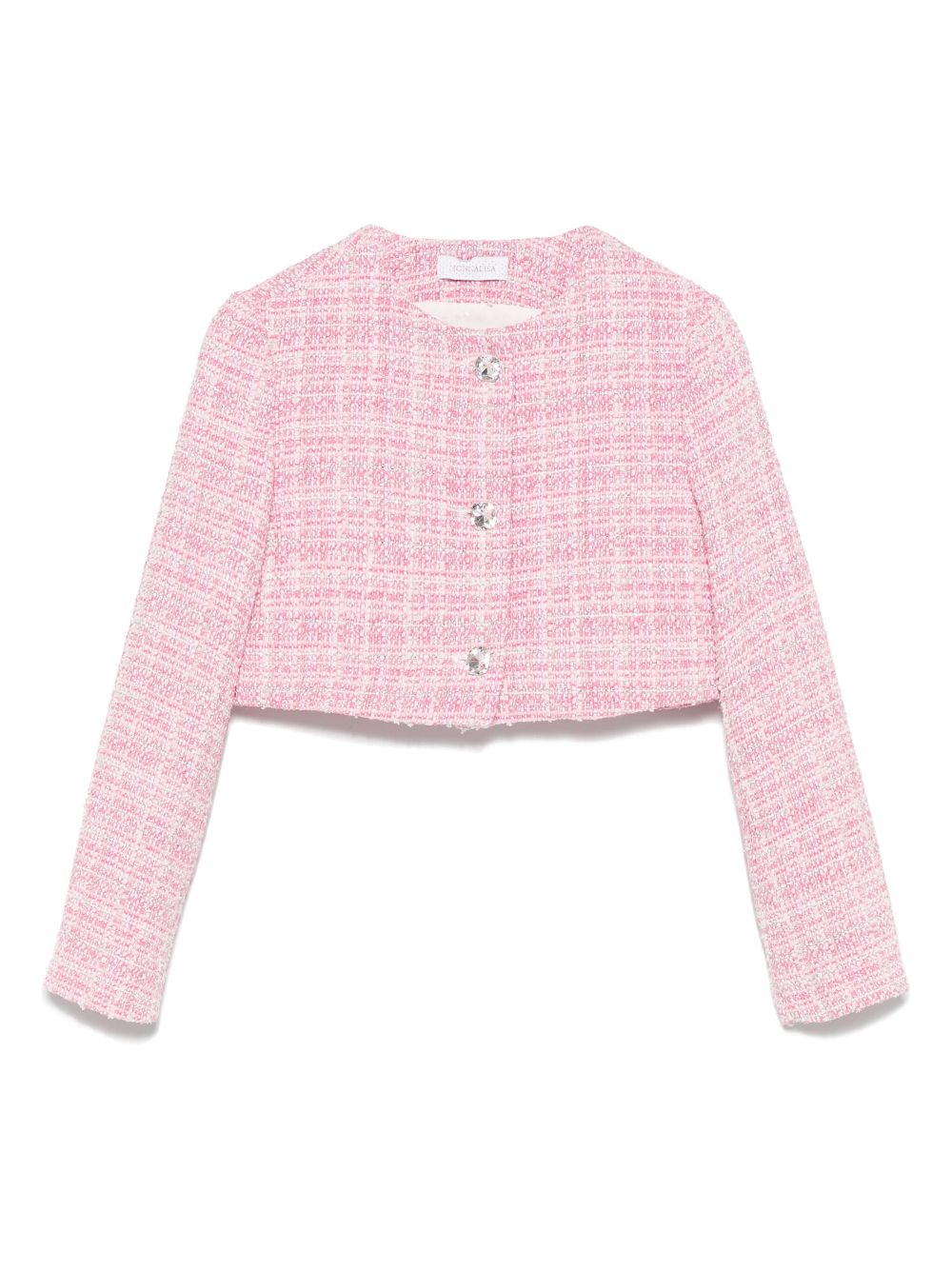 Monnalisa tweed jacket - Pink