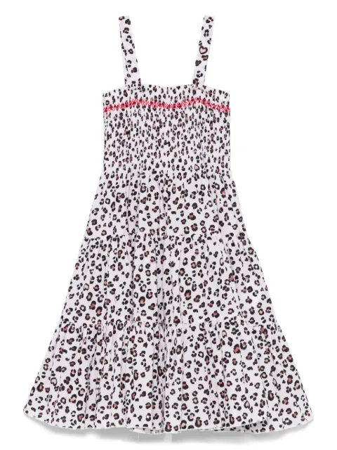 Monnalisa vestido con estampado de leopardo