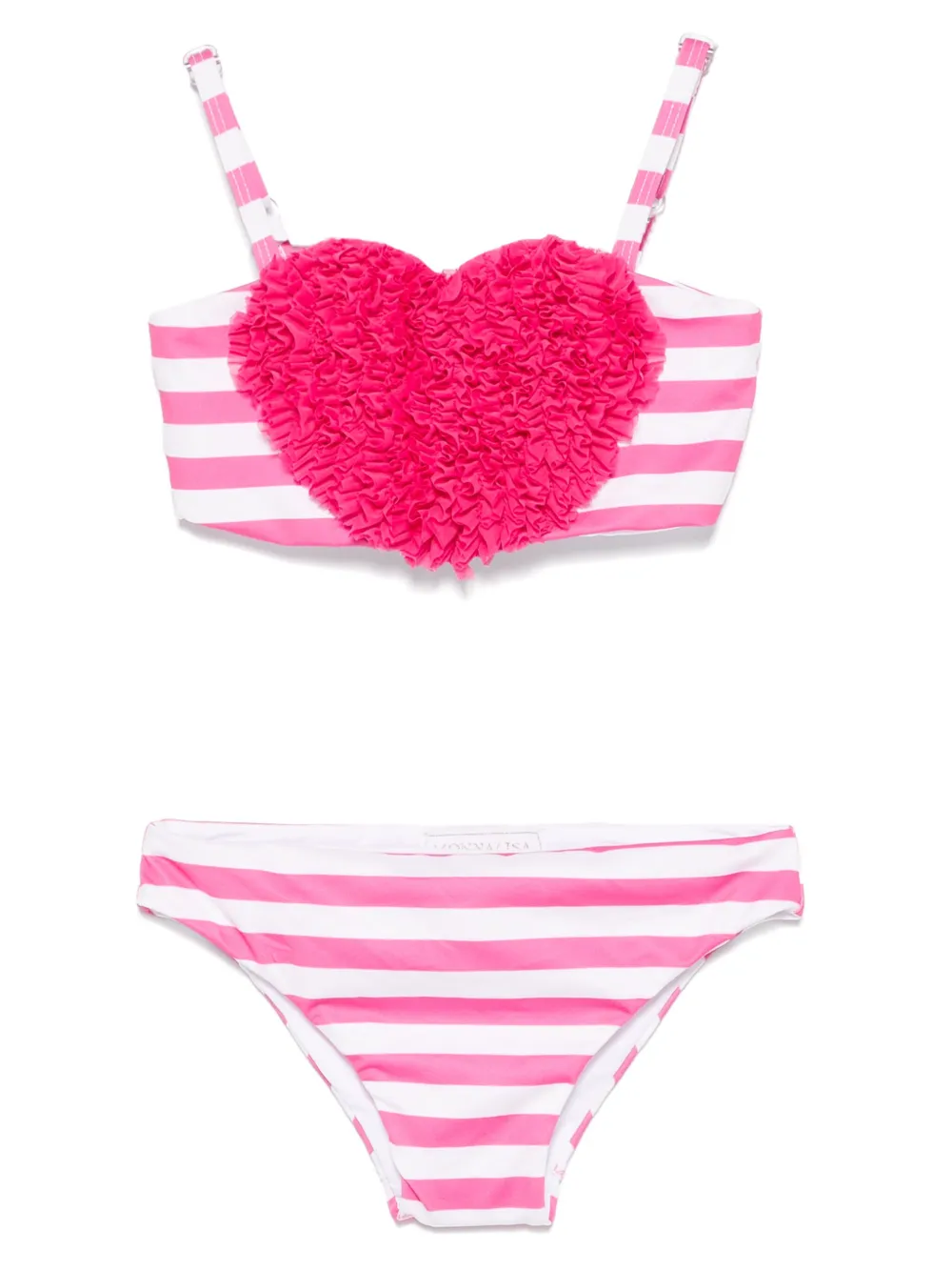 Monnalisa striped bikini | White | Image 1