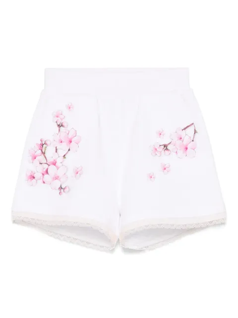 Monnalisa shorts con estampado floral