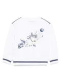 Monnalisa cartoon-print sweatshirt - White