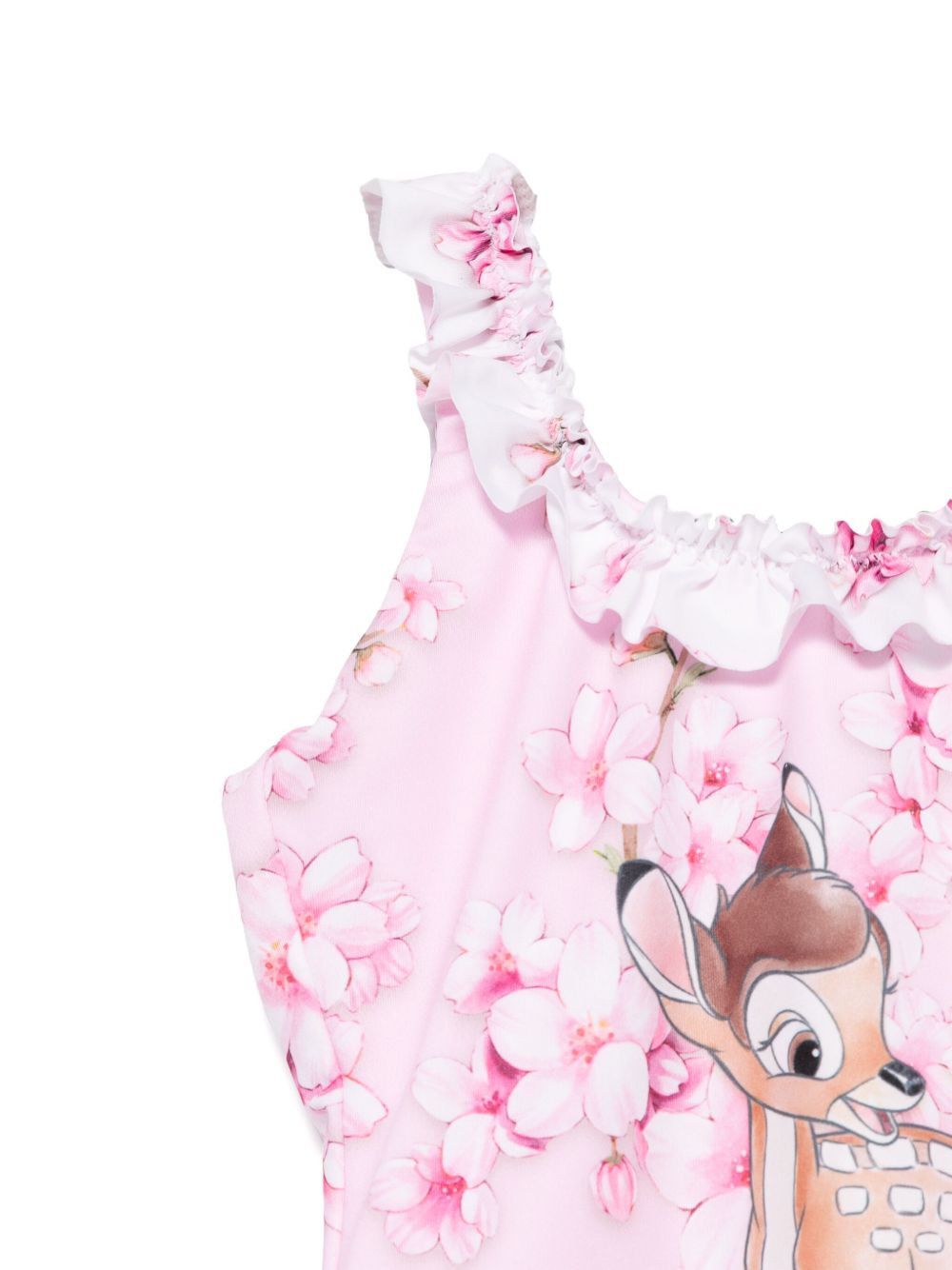 Monnalisa x Disney badpak met Bambi print - Roze