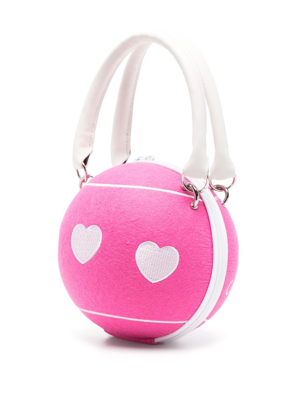 Monnalisa Shopper met geborduurd logo - Roze