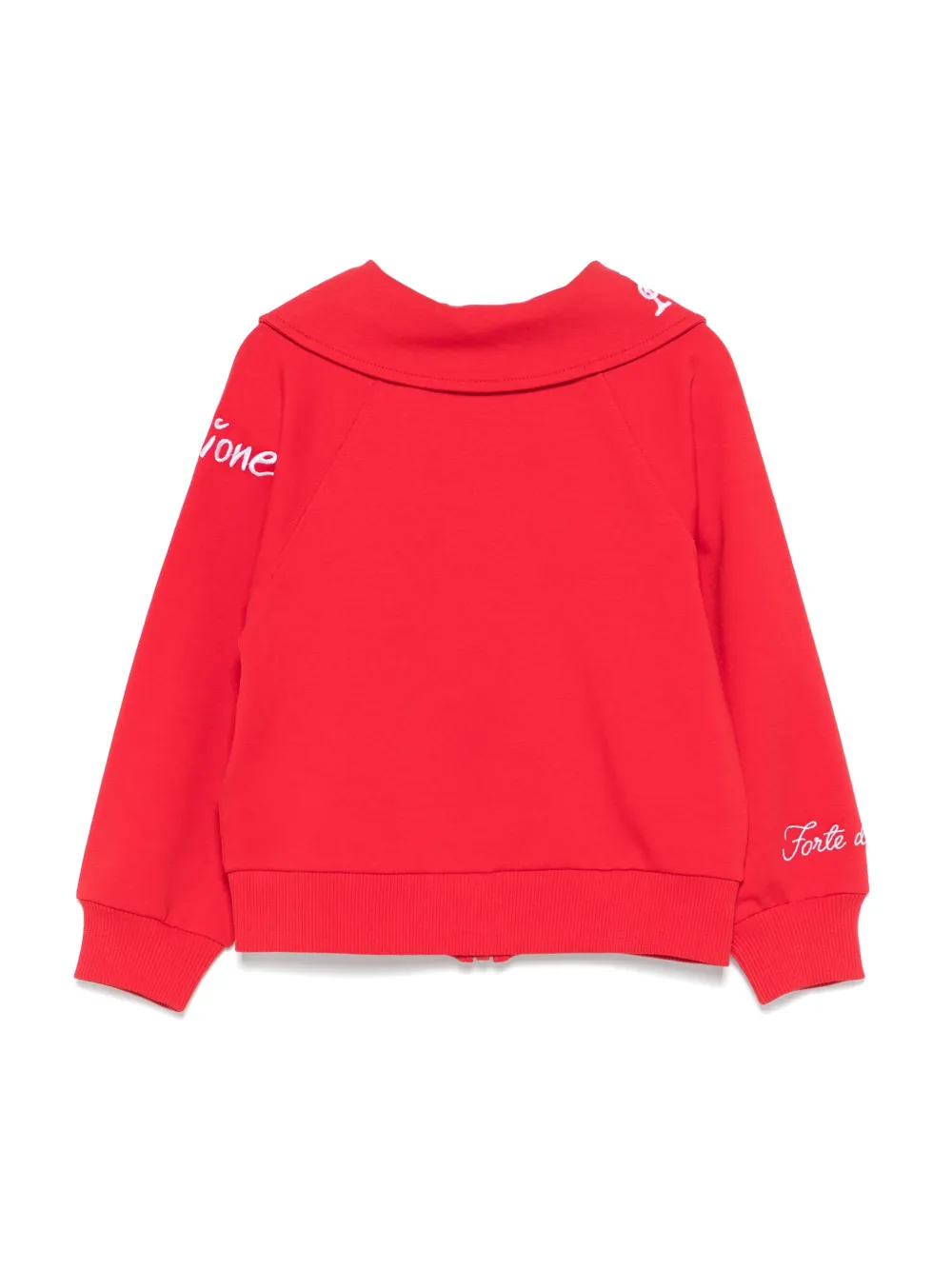 Monnalisa Sweater met borduurwerk - Rood