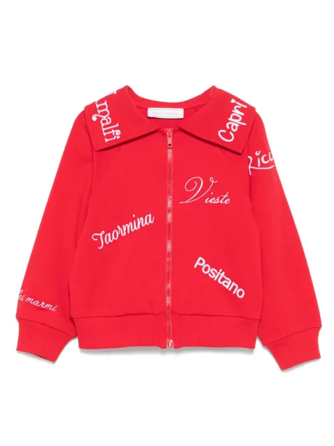 Monnalisa embroidered sweatshirt