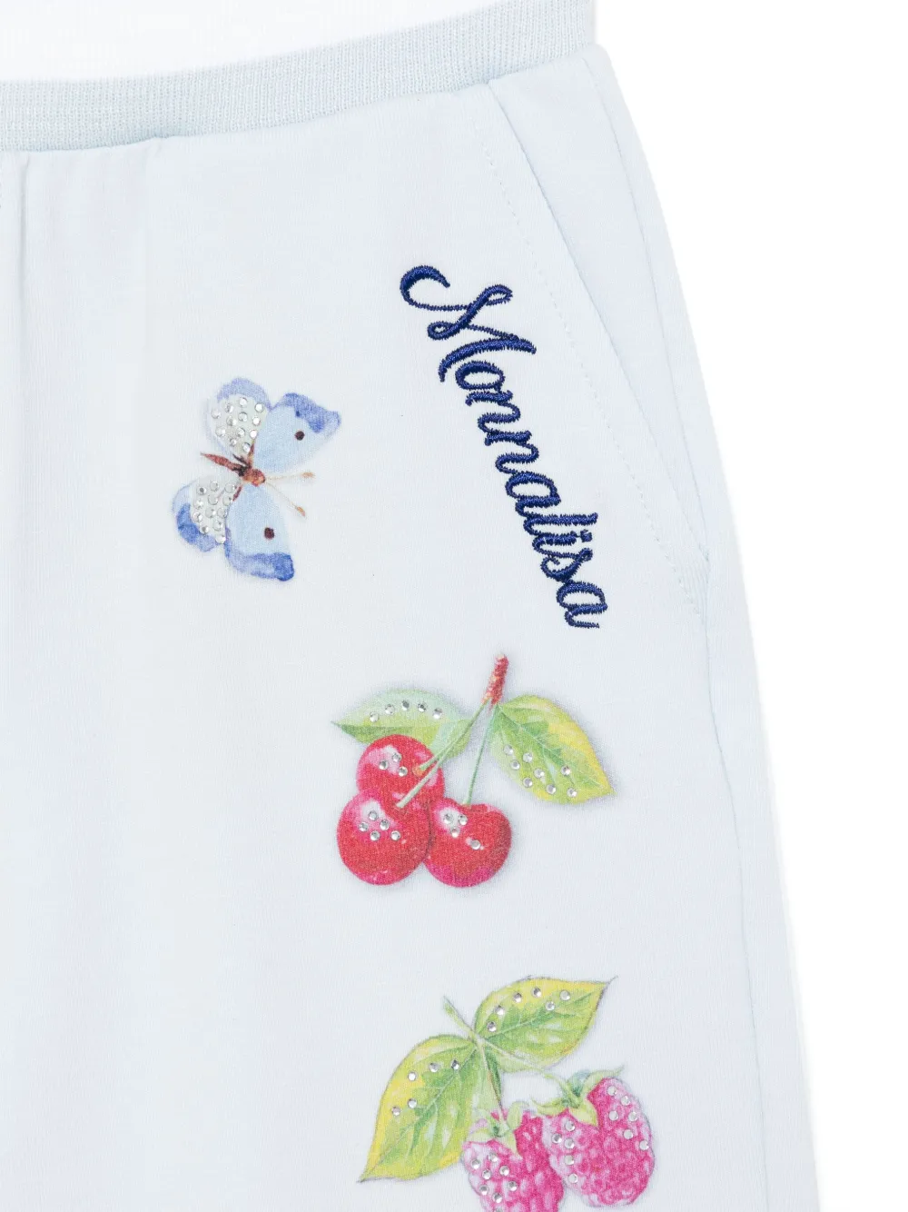 Monnalisa Trainingsbroek met print Blauw