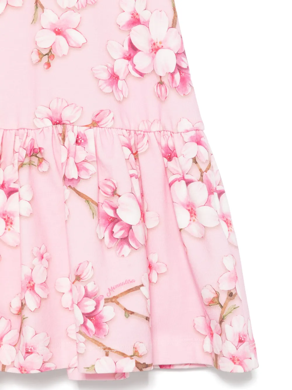 Monnalisa Jurk met bloemenprint Roze