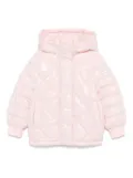 Monnalisa hooded puffer jacket - Pink