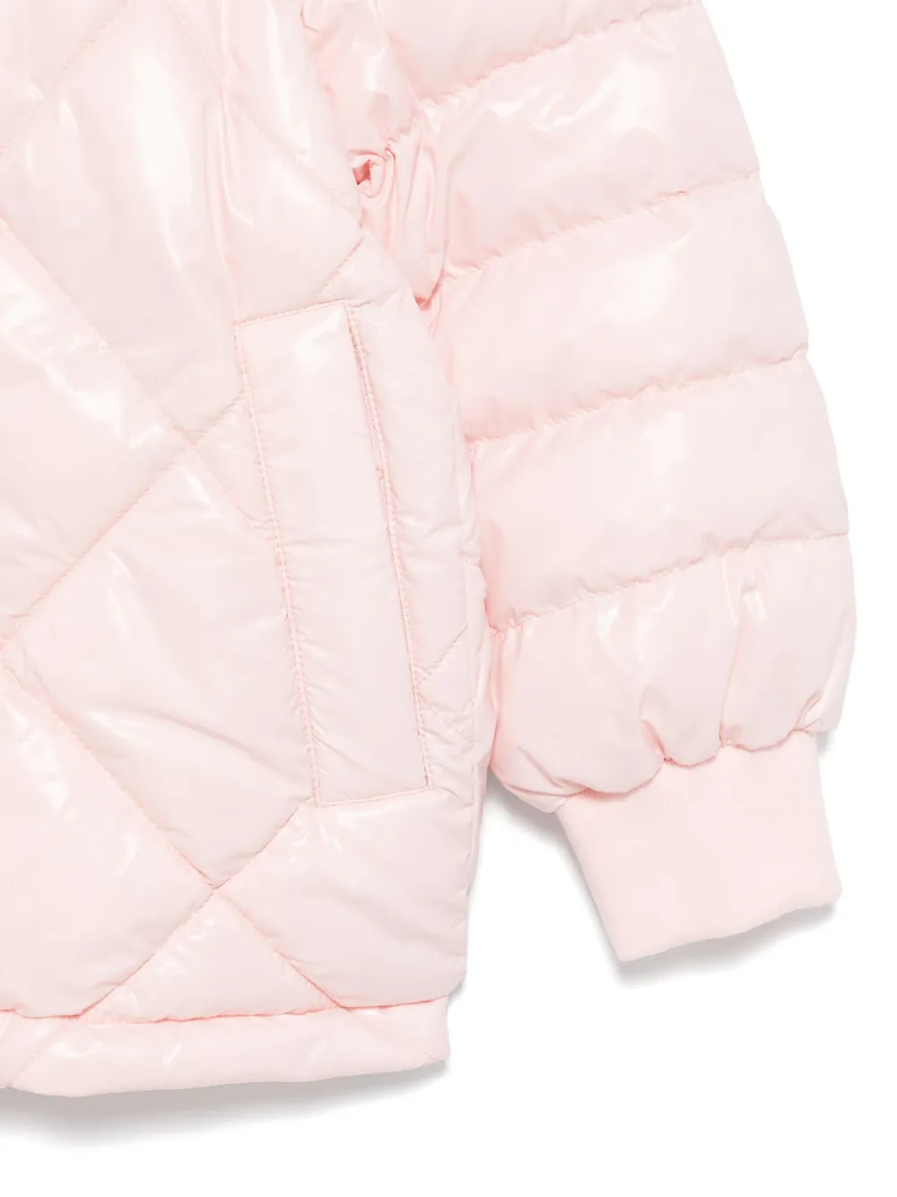 Monnalisa Donsjack met capuchon Roze