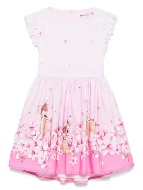 Monnalisa vestido con estampado Bambi de MONNALISA x Disney