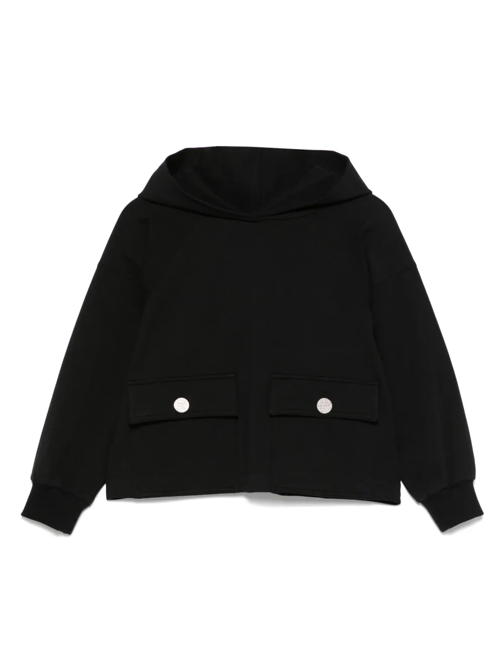 Monnalisa hoodie con hombros caídos | negro | Image 1