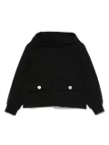 Monnalisa jersey hoodie - Black